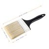 MUKCHAP 6 Pack 4 Inch Paint Brushes, Polyester Bristle and