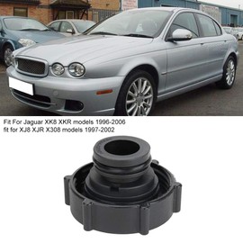 Aramox Coolant Expansion Tank Cover, MJA4440BA, Plastic, Black, Suitable for X-Type XJ8 XK8 XJR XKR, Car, Fuel Cap
