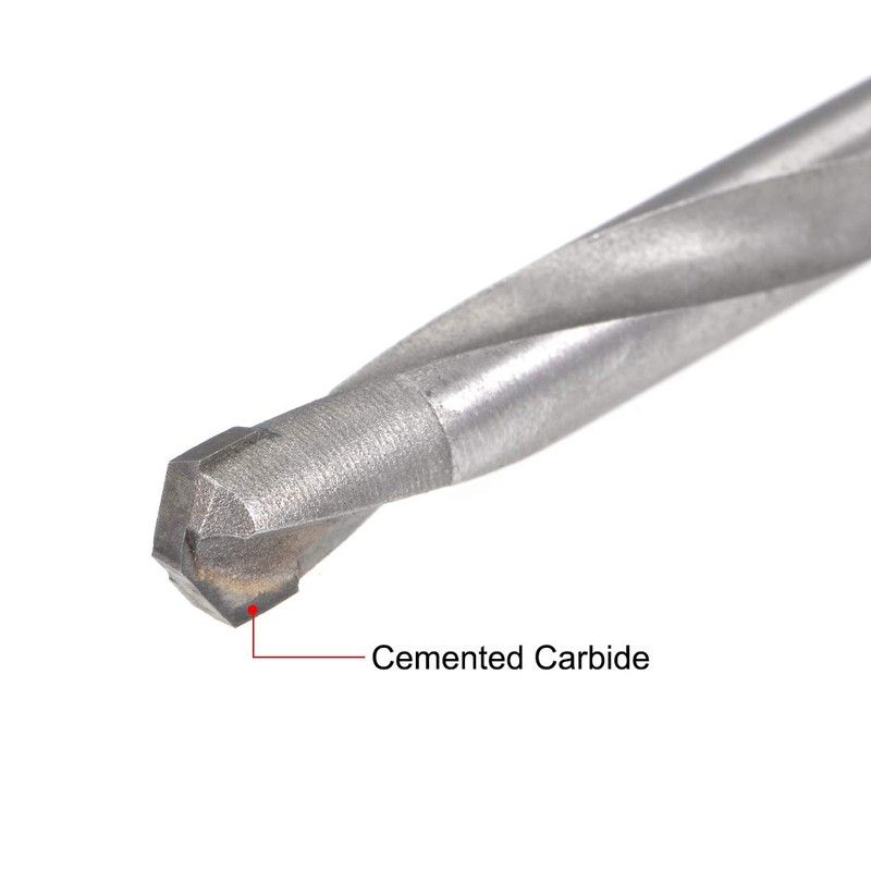 sourcing map Cemented Carbide Twist Drill Bits 8mm Metal Drill