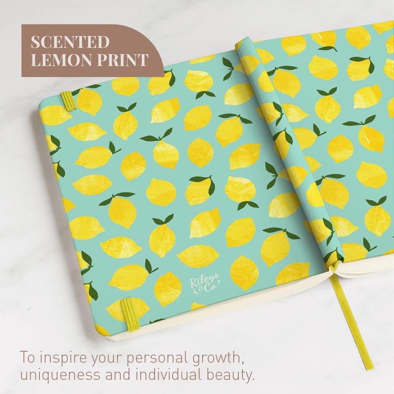 Rileys & Co Dotted Journal Notebook 8x6 Inches, Hardcover Notebook