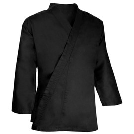 TMA 6.5 OZ KARATE GI/UNIFORMS (ELASTIC DRAWSTRING) (Black, 0000)