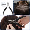 Multi Function Hair Extension Pliers, Fusion Crusher Tool for Keratin