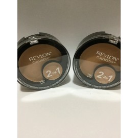 Revlon LOT OF 4 - Revlon ColorStay 2-in-1 Compact Makeup & Concealer, #150 Buff NEW