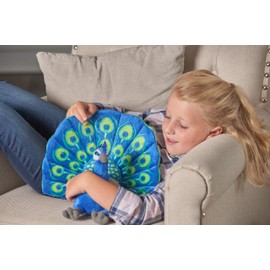 WILD REPUBLIC Wild Republic Peacock Plush, Stuffed Animal, Plush Toy, Gifts for Kids, Cuddlekins 12 Inches