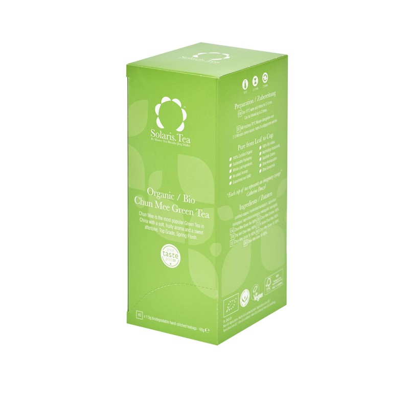 Solaris Tea - Organic Chun Mee Green Tea | 100%