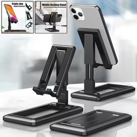 Adjustable Foldable Phone Stand for Desk - Portable Universal Smartphone Holder