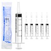 DONQL Syringe 20 ml 6 Packs with Cap Plastic Syringe
