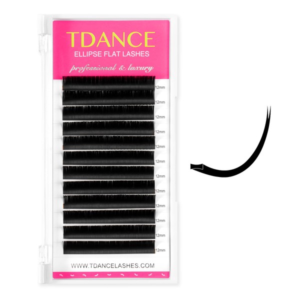 TDANCE Classic Lash Extensions Flat Lashes Eyelash Extensions 0.2mm DD