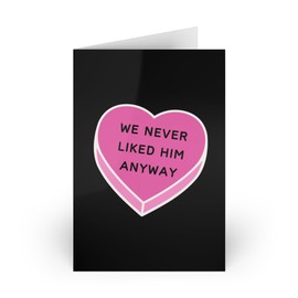 Prezzeluna Funny Breakup Card for Friend – Divorce & Separation Encouragement Gift – Humor Sympathy Card for Breakups