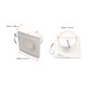 Fdit 4 Inch Wall Mounted Exhaust Fan, ABS Ventilation Fan,