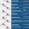 16pcs Ceramic Nail Drill Bits Set File Acrylic Manicure Pedicure