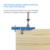 11Pcs Drill Hole Guide Jig Aluminium Alloy Dowel Drilling Locator