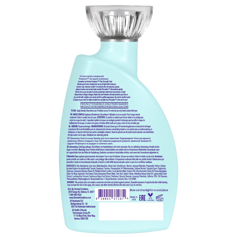 Devoted Creations Prismatica - Blue Hued Dark Tanning Optimizer with