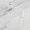 BorinGlass Borosilicate Glass Distillation Adapter, Distilling Adapter 105 Degree Bent