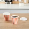 Restaurantware 8 Ounce Disposable Coffee Cups With Lids, 20 Hot