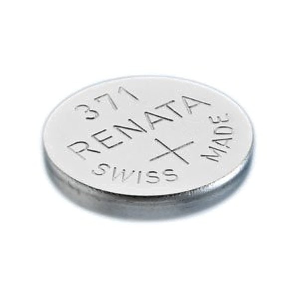 Renata 371 SR920SW Batteries - 1.55V Silver Oxide 371 Watch Battery (2 Count)