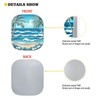 Coldinair Hawaii Palm Tree Ocean Wave Windshield Sun Shade for