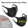 Fashion Washable & Reusable Fashion Face Black Mask (Unisex )