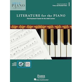 Adult Piano Adventures Literature for the Piano Book 1 - First Keyboard Classics for the Adult Learner (Book/Online Media)