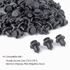 AQJ 100 Pcs Set Plastic Rivet Car Fender Bumper Push