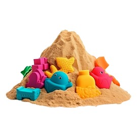 BullTek Natural Magic Sand 75g for Children – Creative Magic Sand Sensory Play Set – Easy to Model, No Dry, Perfect for Arts and Educational Gifts (Brown)