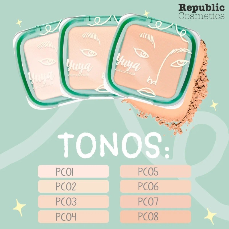 Polvo Compacto Yuya Efecto Matificante 12g