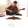 10PCS 6 String Acoustic Guitar Bridge Rosewood Set Musical Instrument