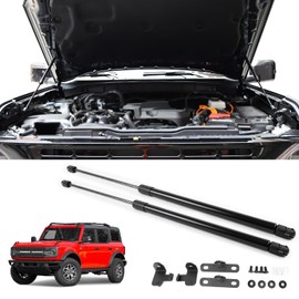 Front Hood Lift Supports Gas Springs Shocks Struts Kit Compatible with 2021-2025 Ford Bronco Accessories