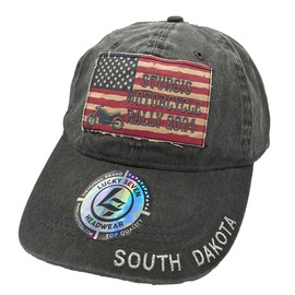 2024 Sturgis Motorcycle Rally Vintage Hat (US, Alpha, One Size, Gray)