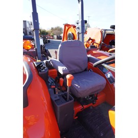 Durafit Seat Covers, KU02 Gray KUBOTA Models M5040-60/M6040-60/M7040-60/M8540-60/M9540-60,M5-91,M5-111.M6060 in Waterproof Endura.