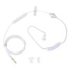 Air Tube Security Earpiece with Mic, Anti Radiation in Ear