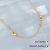 Gold Necklace Extenders - 14k Gold Plated Extender Chain -