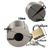 Outdoor Faucet Spigot Lock with Metallic Stainless Steel Gate Valve