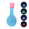 Bluetooth Kids Headphone Stereo Noise Reduction RGB Light Foldable Children