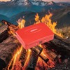 SEPOX® Water/Fire-Resistant Portable Security Case Lock Box Steel, Small Personal