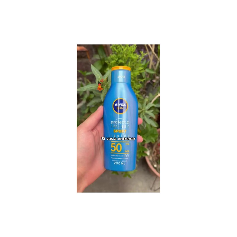 Protector Solar Corporal Nivea Sun Protect Refresh Sport Loción Fps