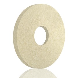 12" Polish Orbiter Pad 437.051 (Single Unit, White) Compatible with Oreck 550MC Orbiter Floor Equipment. Works on Tile, Concrete, Vinyl Surfaces - Scrubbing & Polishing Solution