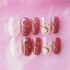 Set of 24 Star Moon 3D Cute Decorative Nail Tips,