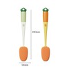Hanforede 2 Pcs 3 in 1 Bottom Brush Set Multifunctional