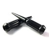 32 Pc Solid Spline Spike Lug Nuts Kit 14x2 Black