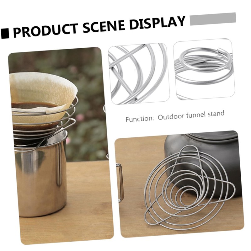 TEHAUX 1set Coffee Dripper Filter Holder Compact and Convenient Coffee