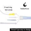 Topquafocus Large Enema Bucket Kit Anti-backflow Enema Kit for Men
