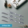 3-Pack Multifunctional Hair Styling Combs for Perm, Dyeing, and Positioning,