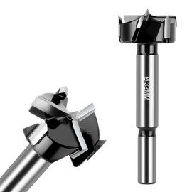 Flintronic Forstner Drill Bit 32 mm Wood, Cutter with Round Shank, Drill for Wood, Accessories Drill, Wood Drill, for Wood, Chipboard, Fibreboard