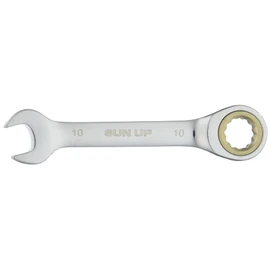 KONYO SUN UP 72 Gear Combination Wrench Short GWS-10 0.4 inches (10 mm), Main Unit: Depth 0.2 inches (0.6 cm), Main Unit: Height 3.8 inches (9.6 cm), Main Unit: Width 0.9 inches (2.2 cm)