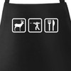 MoonWorks® Cooking Apron BBQ Apron for Men with Symbols Deer