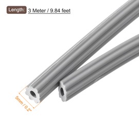 uxcell Screen Spline, 0.2" x 9.8ft Round Window Screen Repair Retainer Spline for Door Window Screens Replacement, Grey