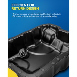 PHILTOP 264-319 Engine Oil Pan, Fits Toyota Camry 2007-2011, Solara 2006-2008, RA-V4 2006-2008, S-cion xB 2008-2010, L4 2.4L, Gasket not included