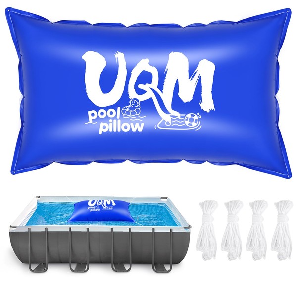 UQM Pool Pillow for Above Ground Pools, 4x8 Ft Cold-Resistant