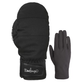 namelessage AGE-31M Snowboard Gloves, GORE-TEX, Men's, Women's, Mittens, Inner Gloves Included, 8 Colors, Black, M Size, Gloves, Snow Gloves, Snowboarding, Gore-Tex